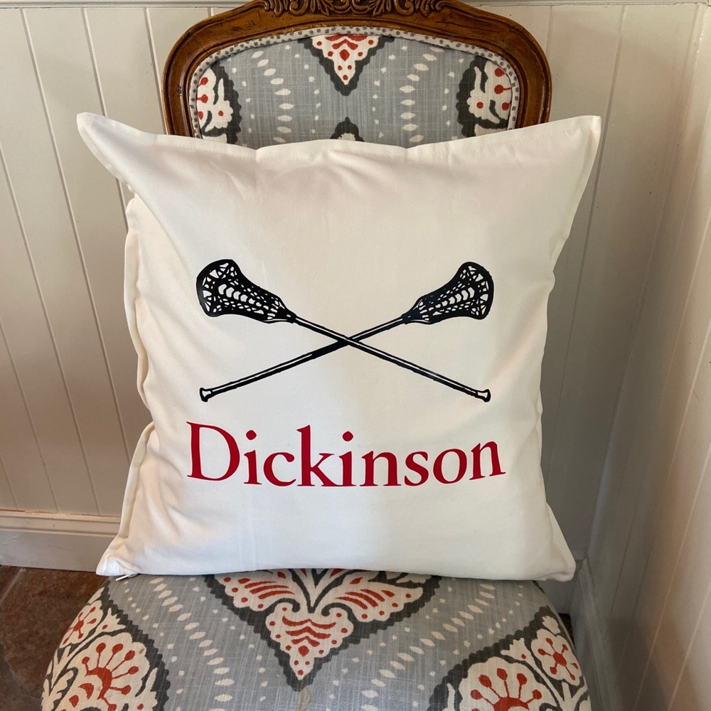 College pillows. Any school or logo. Personalized